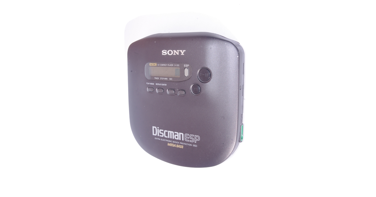 SONY D-335 DISCMAN ESP LECTEUR DE DISQUES COMPACTS PORTABLE D335